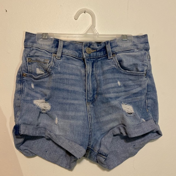 Garage High Waisted Jean Shorts - Picture 2 of 3
